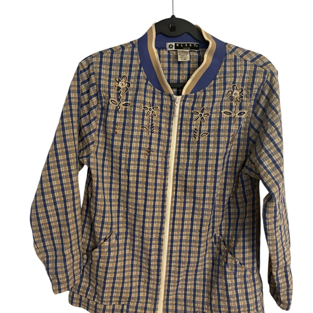 Blast Blue and Yellow Jacket Lightweight Casual